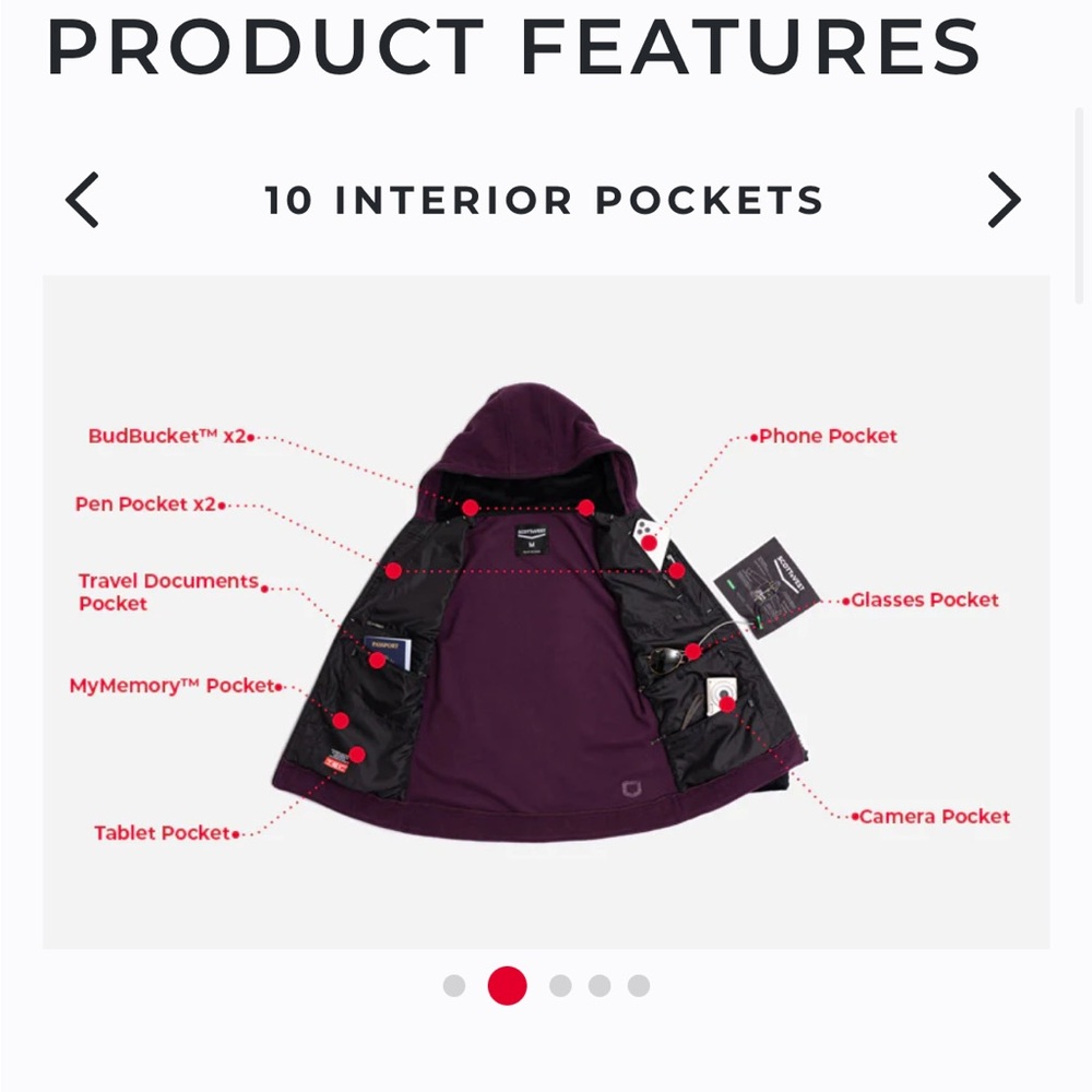 Scottevest 14 Pocket Chloe Hoodie - Picture 10 of 10